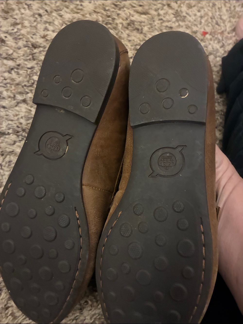 Born Brown Leather Tassel Moccasin Loafers - Picture 6 of 6